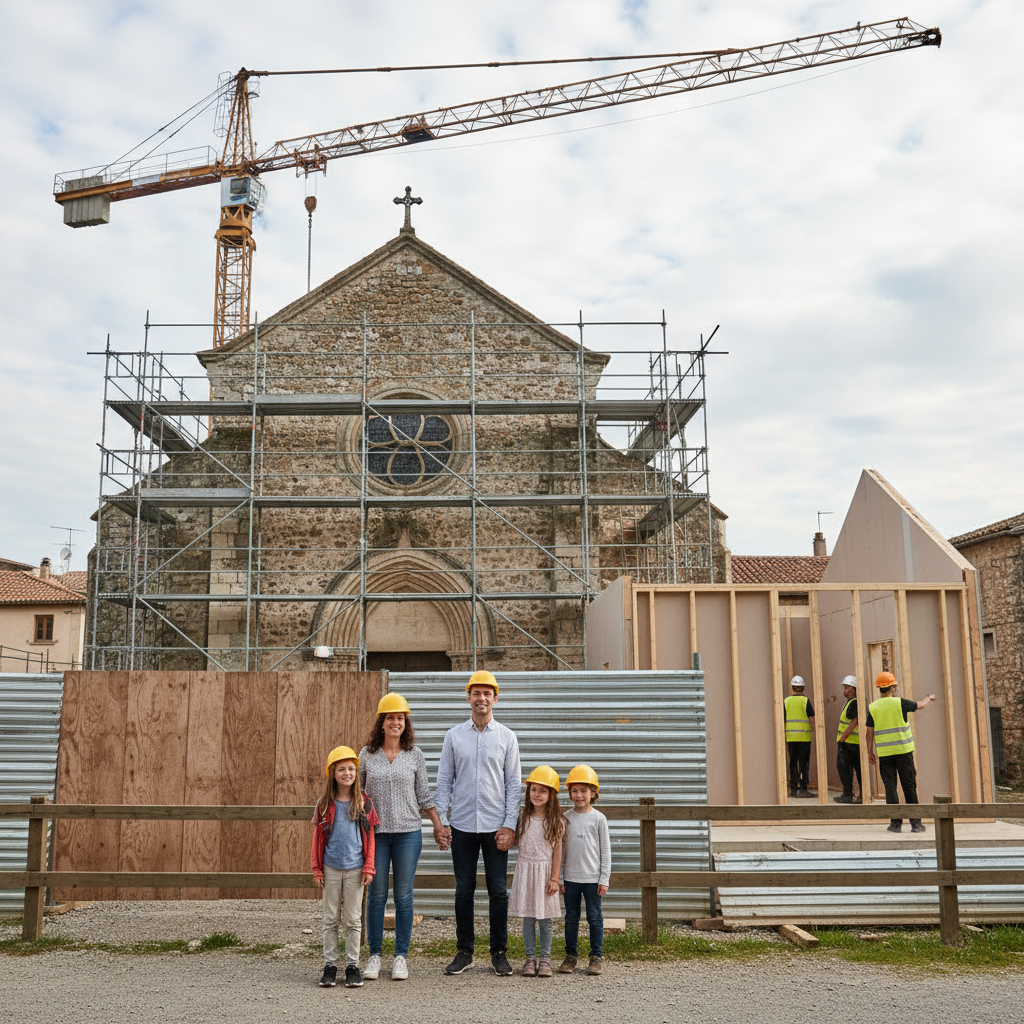 Êtes‑vous pour que les biens immobiliers de l’Église soient mis à disposition du secteur public pour créer des logements sociaux, même si cela implique une perte de patrimoine religieux ?